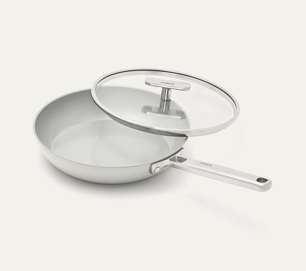 Frypan 24cm with glass lid - Himalayan Mist
