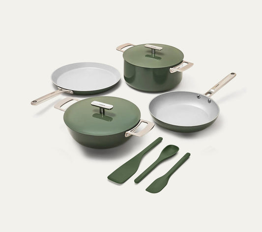 Complete Cookware Set (4-Piece) Without Storage - Coorg Green