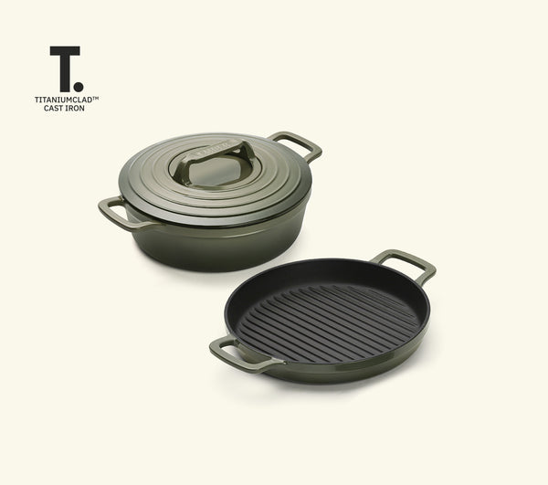 TitaniumClad™ Cast Iron Duo - Sage