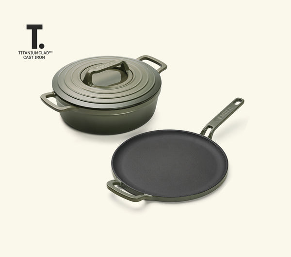 TitaniumClad™ Cast Iron Duo - Sage
