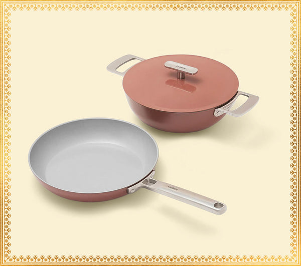 Ember Frypan + Kadai Duo - Jaipur Terracotta