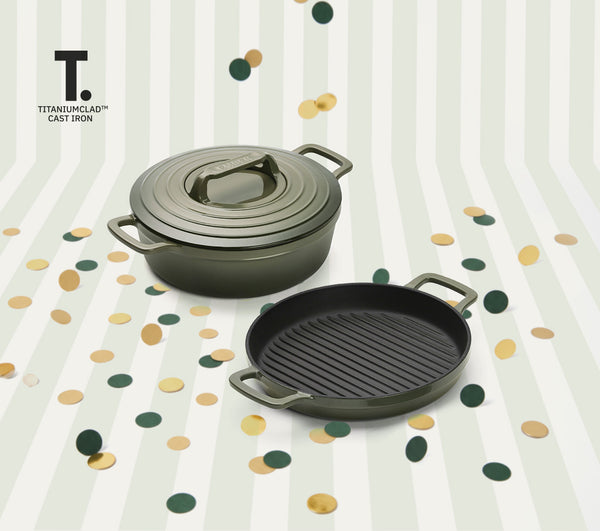 TitaniumClad™ Cast Iron Duo - Sage