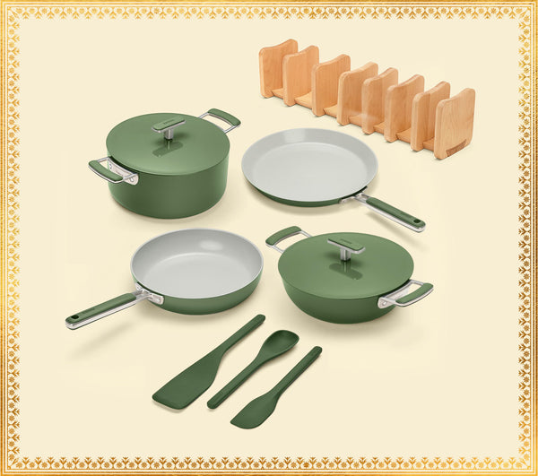 Complete Cookware Set (4-Piece) -Coorg Green