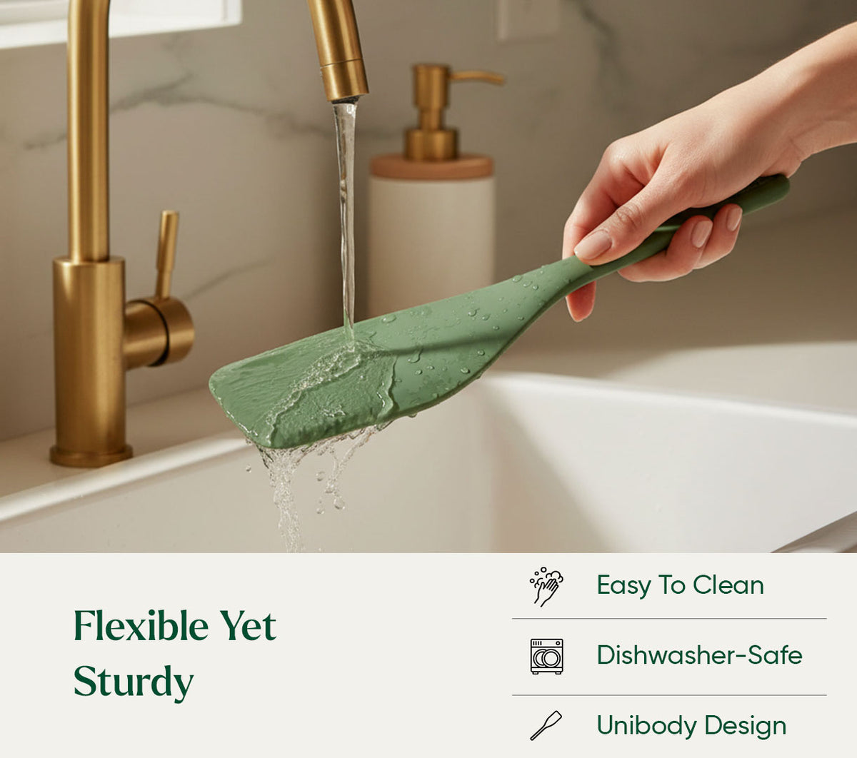 Ember Flip Spatula - Coorg Green