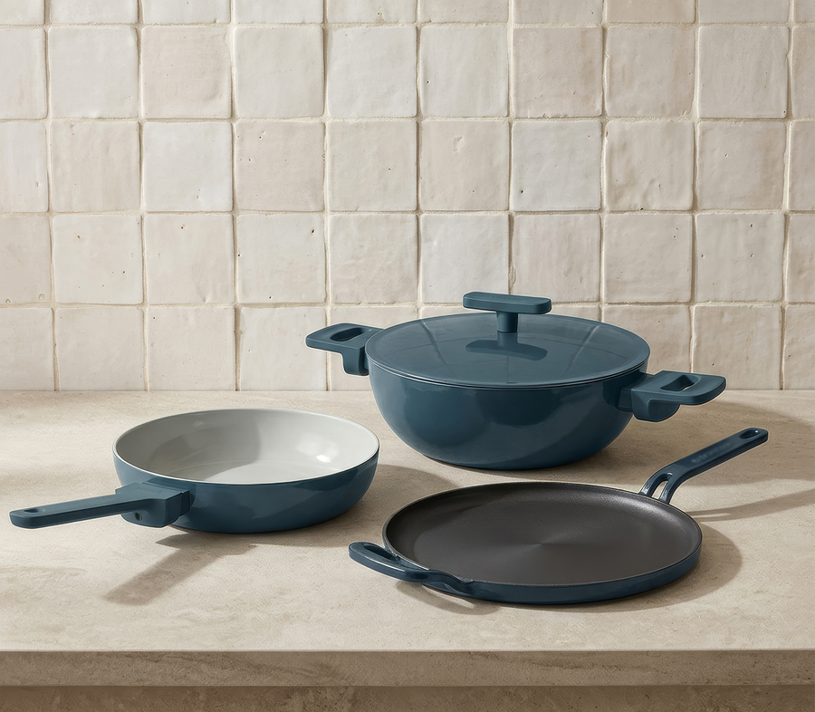 Less oil. Every pan.