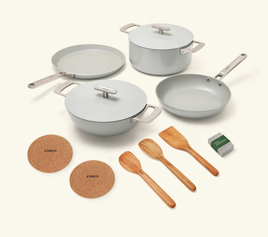 Complete Cookware Set (4-Piece) Without Storage - Himalayan Mist