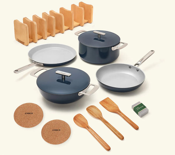 Complete Cookware Set (4-Piece) - Nilgiri Blue