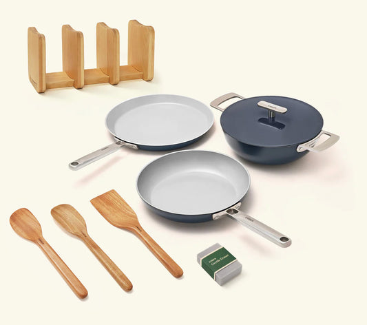Everyday Cookware Trio (with storage) - Nilgiri Blue