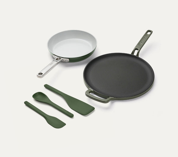 The Ember Breakfast Set - Coorg Green + Sage
