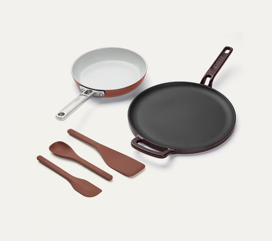 The Ember Breakfast Set - Terracotta + Wine