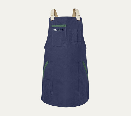 Ember Apron - Nilgiri Blue