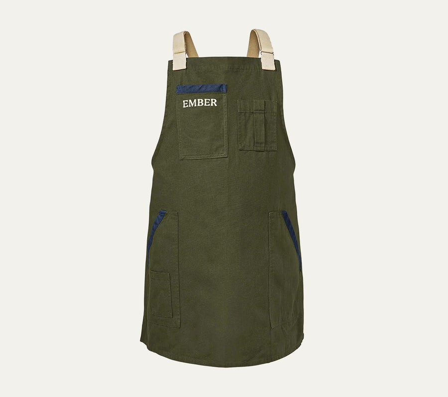 Ember Apron - Coorg Green