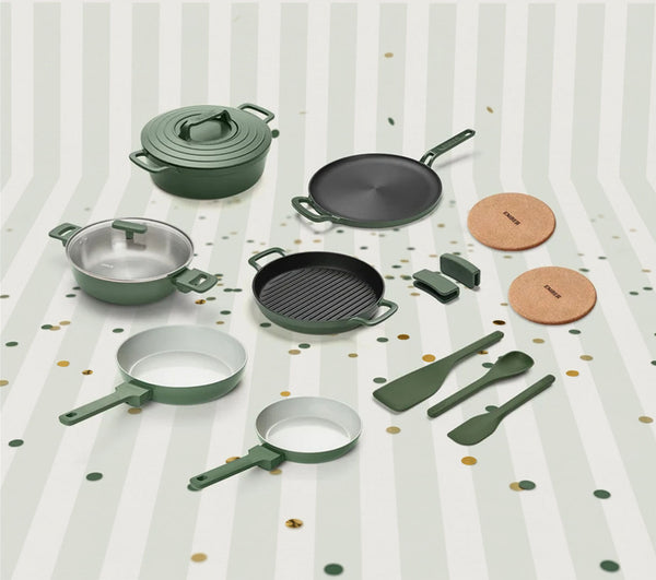 The Ember Kitchen Set - Coorg Green