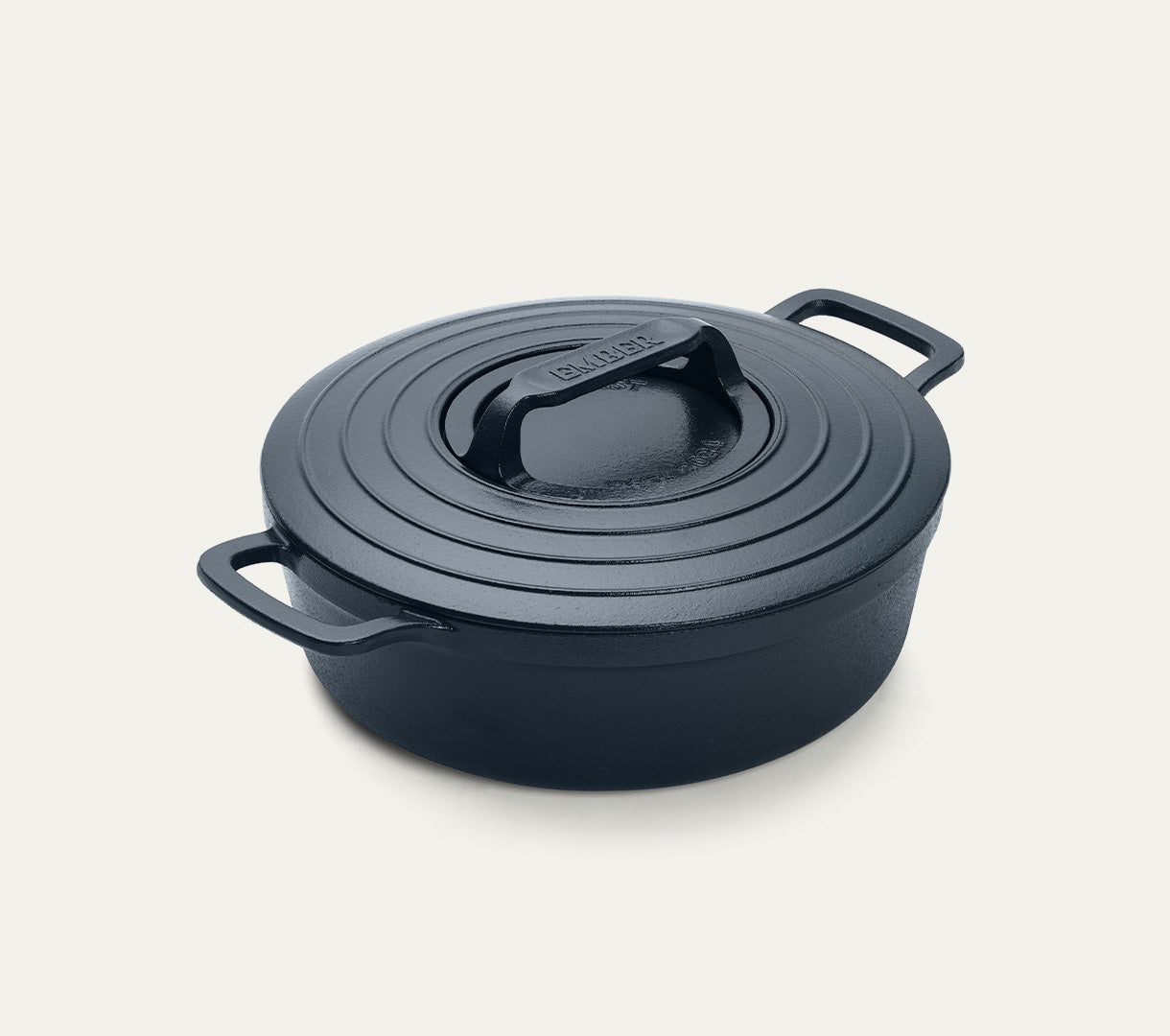 Buy 27cm Pre-Seasoned Cast Iron Casserole | Ember Cookware