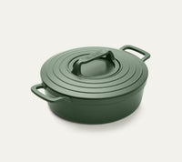 Pre-Seasoned Cast Iron Dutch Oven 27cm - Coorg Green