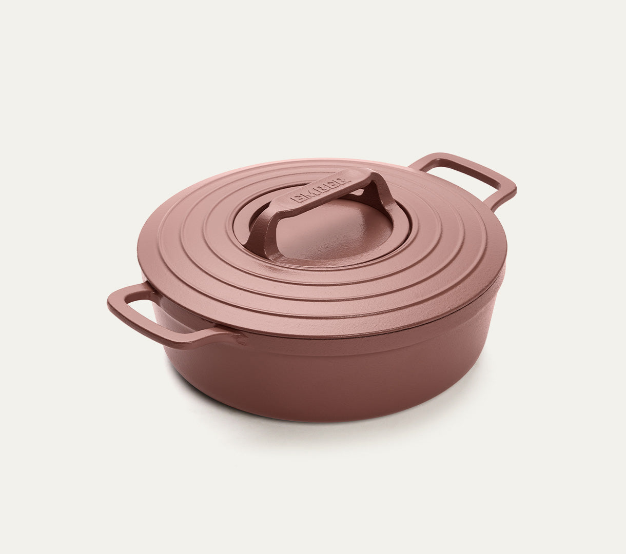 Buy 27cm Pre-Seasoned Cast Iron Casserole | Ember Cookware