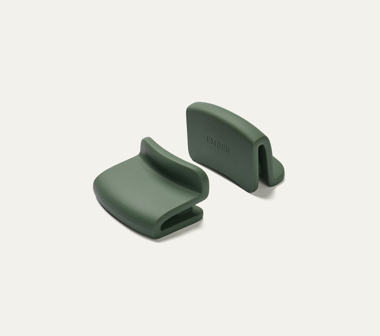Ember Pan Side Handle Holder - Coorg Green