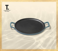 TitaniumClad™  Cast Iron Tawa 30cm - Ocean