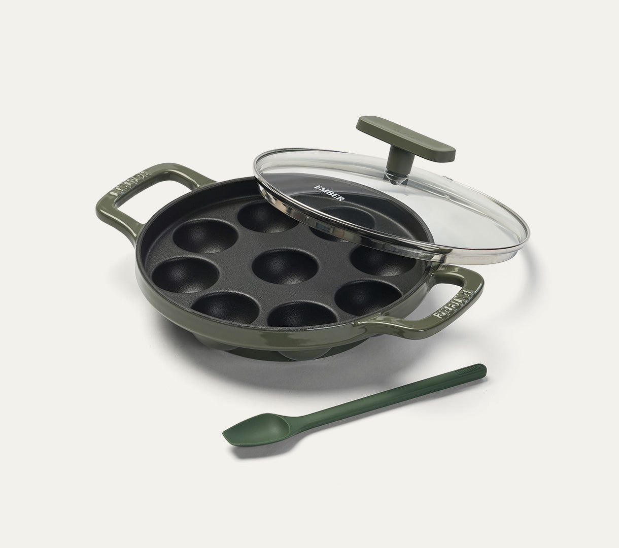 Ember TitaniumClad™ Cast Iron Appe Pan (20 cm) - Sage