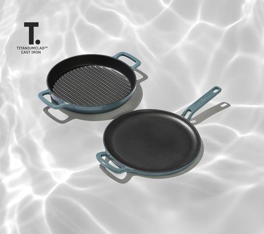 TitaniumClad™ Cast Iron Duo - Ocean