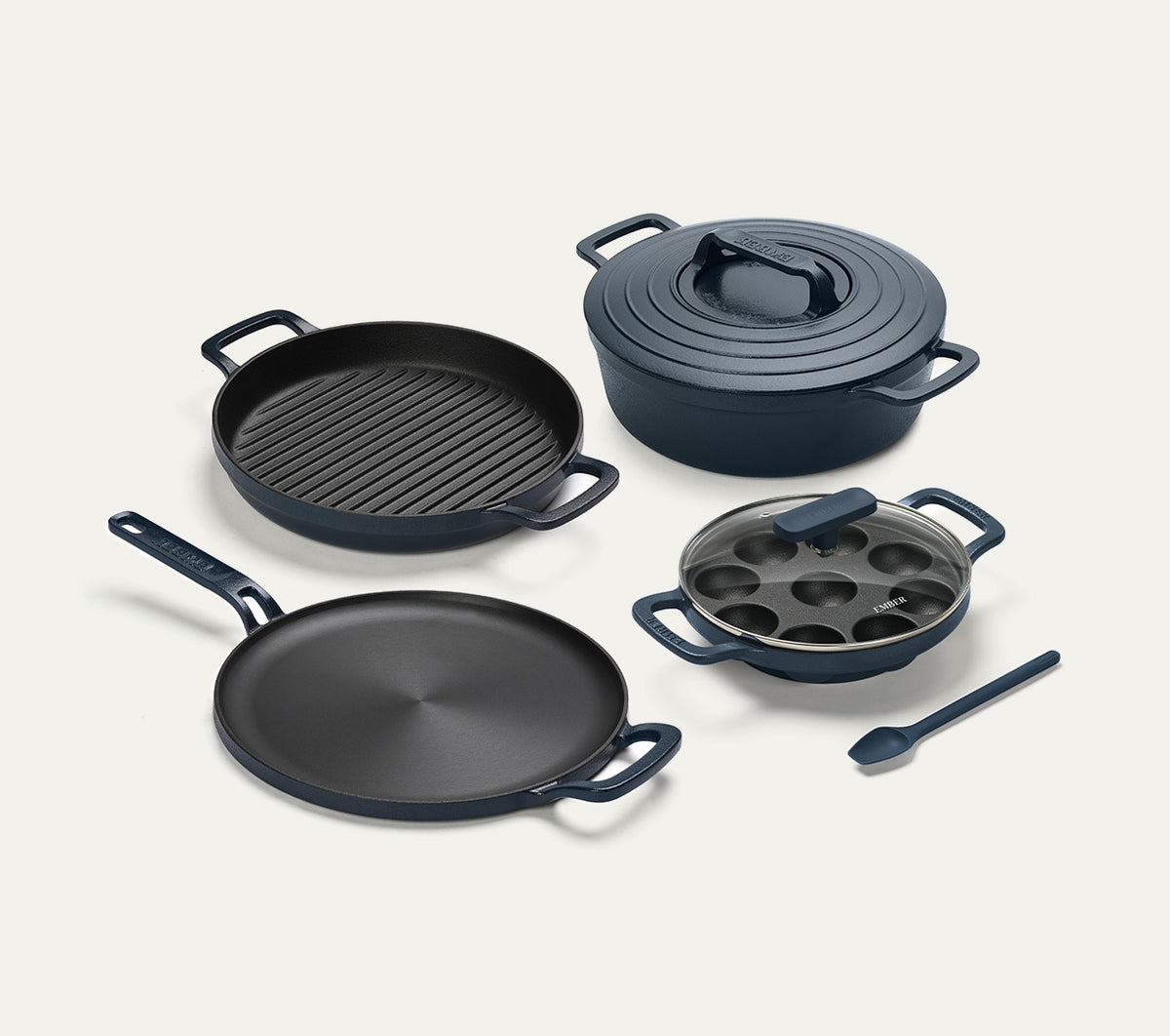Pre Seasoned Cast Iron - Set of 4