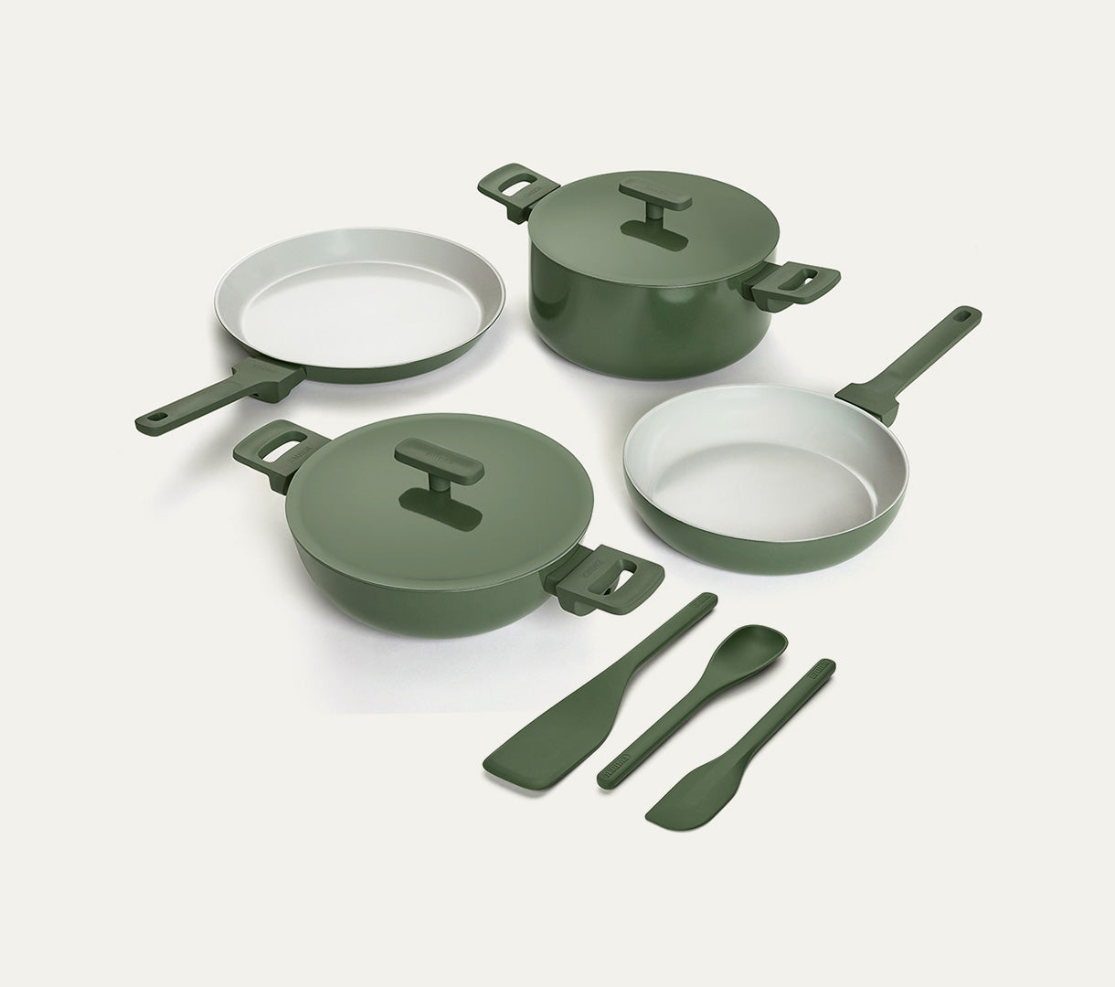 Complete Cookware Set (4-Piece) -Coorg Green