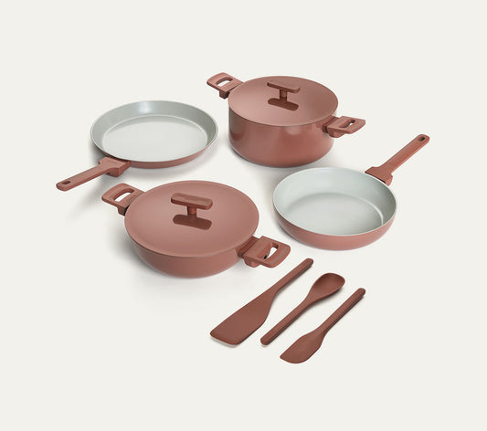 Complete Cookware Set (4-Piece) -Jaipur Terracotta