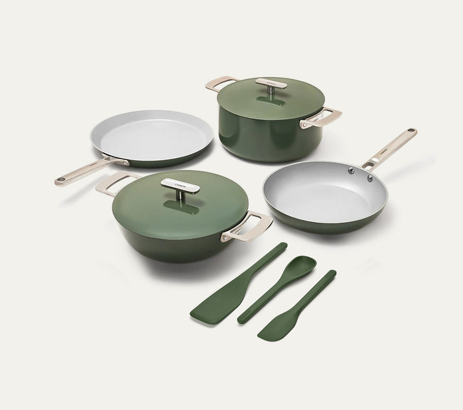 Complete Cookware Set (4-Piece) Without Storage - Coorg Green