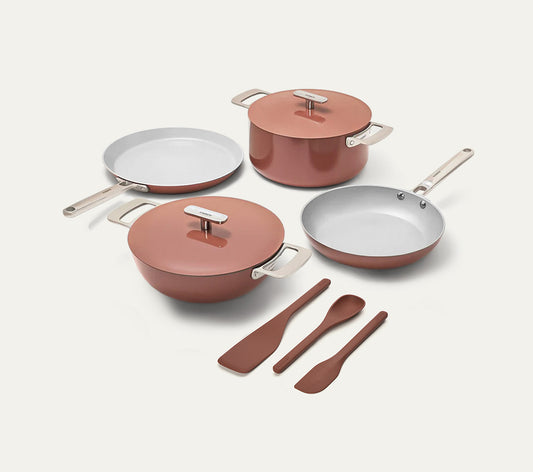 Complete Cookware Set (4-Piece) Without Storage - Jaipur Terracotta