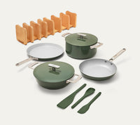 Complete Cookware Set (4-Piece) -Coorg Green