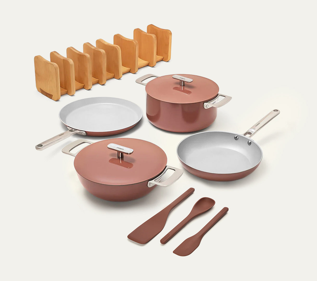 Complete Cookware Set (4-Piece) -Jaipur Terracotta