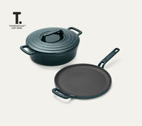 TitaniumClad™ Cast Iron Duo - Teal