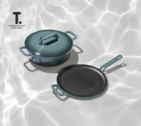 TitaniumClad™ Cast Iron Duo - Ocean
