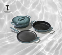 TitaniumClad™ Cast Iron Trio - Ocean