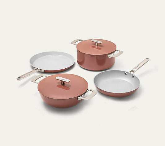 Complete Cookware Set (4-Piece) Without Storage - Jaipur Terracotta