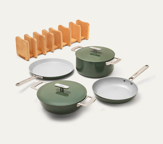 Complete Cookware Set (4-Piece) -Coorg Green