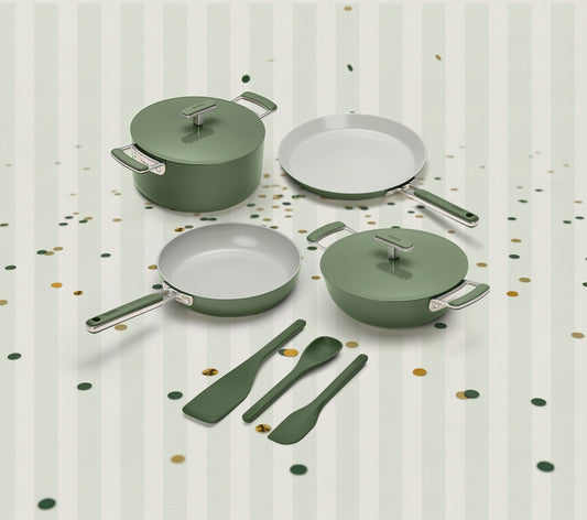Complete Cookware Set (4-Piece) Without Storage - Coorg Green