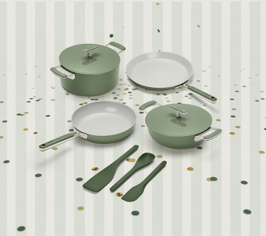 Complete Cookware Set (4-Piece) Without Storage - Coorg Green