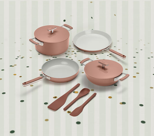 Complete Cookware Set (4-Piece) Without Storage - Jaipur Terracotta