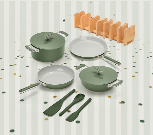 Complete Cookware Set (4-Piece) -Coorg Green