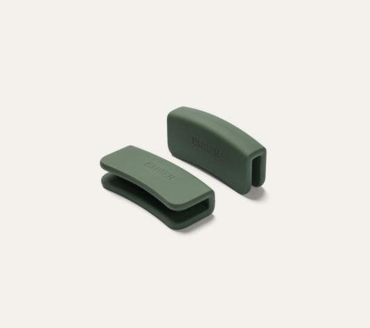 Ember Silicone Handle Holder (Set of 2) - Coorg Green