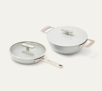 Ember Mini Frypan with glass lid + Kadai Duo - Himalayan Mist