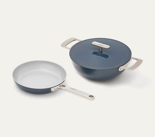 Ember Mini Frypan + Kadai Duo - Nilgiri Blue