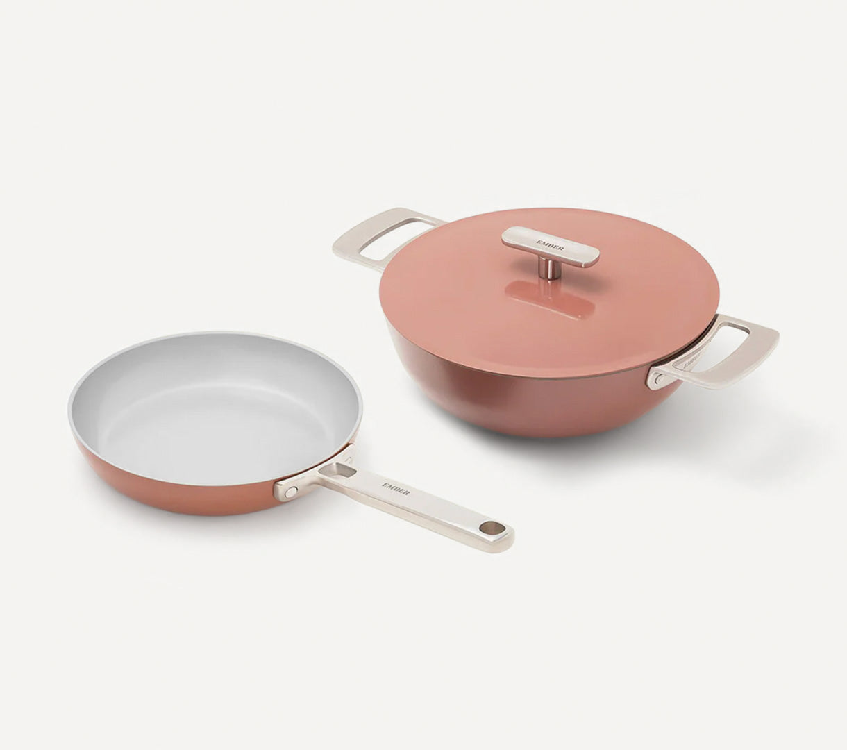 Ember Mini Frypan + Kadai Duo - Jaipur Terracotta