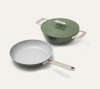 Ember Frypan + Kadai Duo - Coorg Green