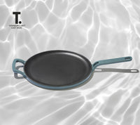 TitaniumClad™  Cast Iron Tawa 27cm - Ocean