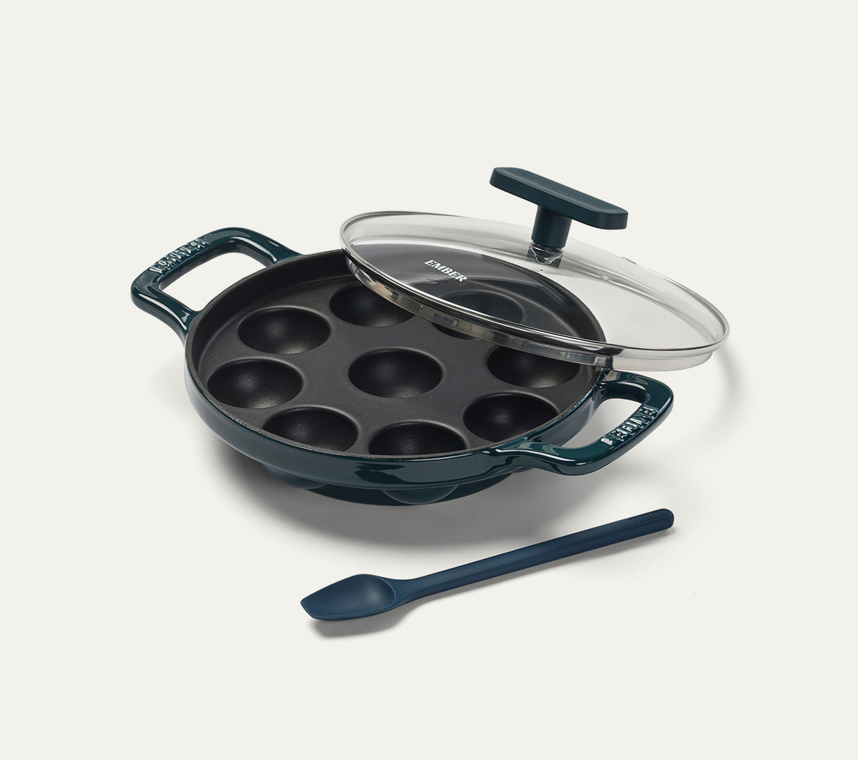 Ember TitaniumClad™ Cast Iron Appe Pan (20 cm) - Teal
