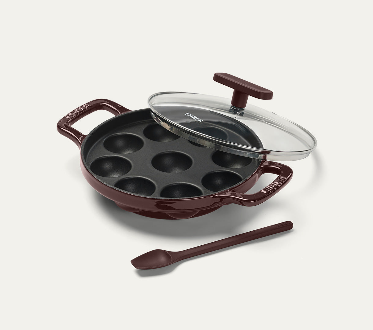 Ember TitaniumClad™ Cast Iron Appe Pan (20 cm) - Wine