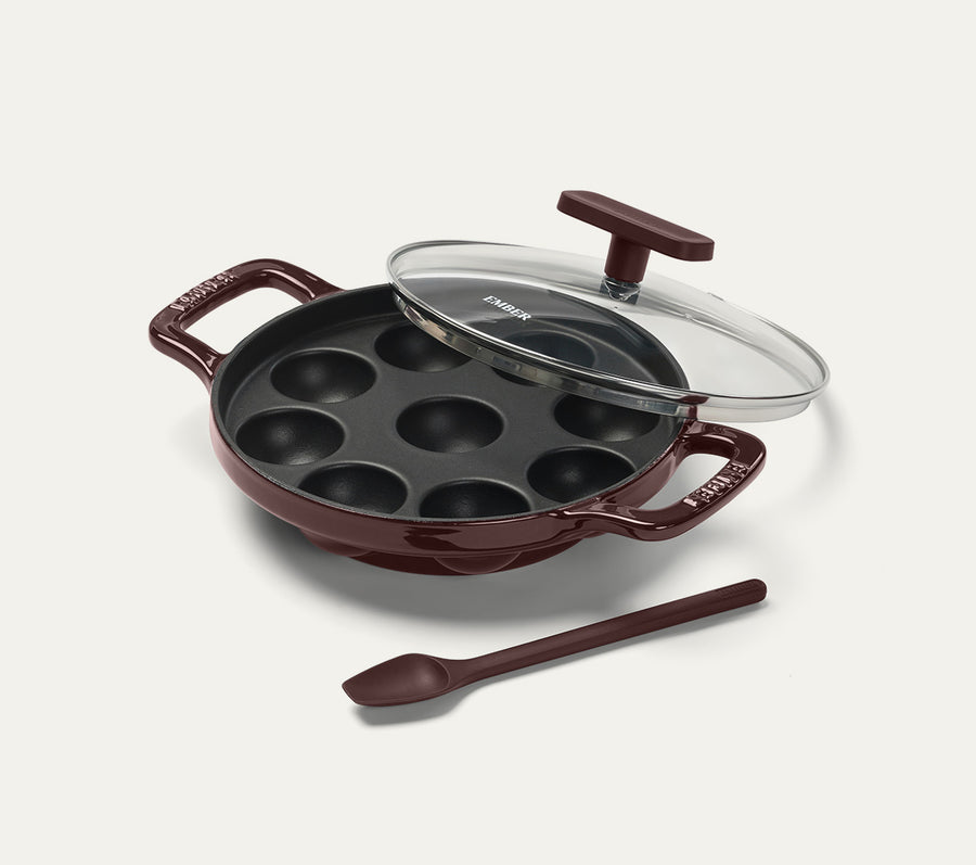 Ember TitaniumClad™ Cast Iron Appe Pan (20 cm) - Wine