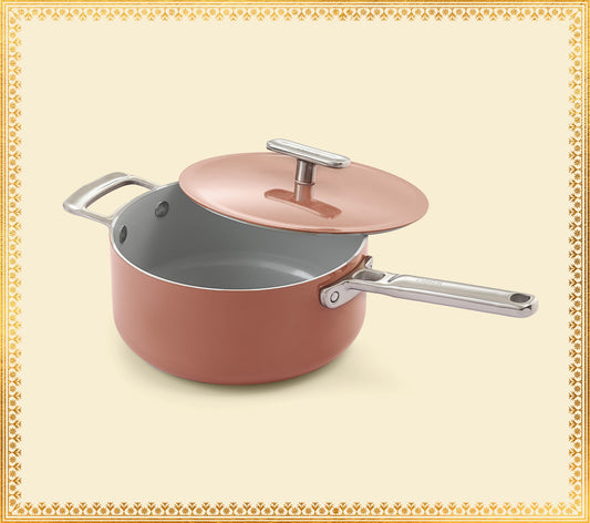 Saucepan 20cm - Jaipur Terracotta